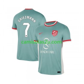 Camisolas de futebol Atlético Madrid Antoine Griezmann 7 Equipamento Alternativa 2024/25 Manga Curta